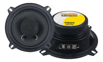Bocinas Coaxiales Coustic PRO5 500 Watts 5.25 Pulgadas 4 Ohms 2 Vías - Audioshop México lo mejor en Car Audio en México -  Coustic